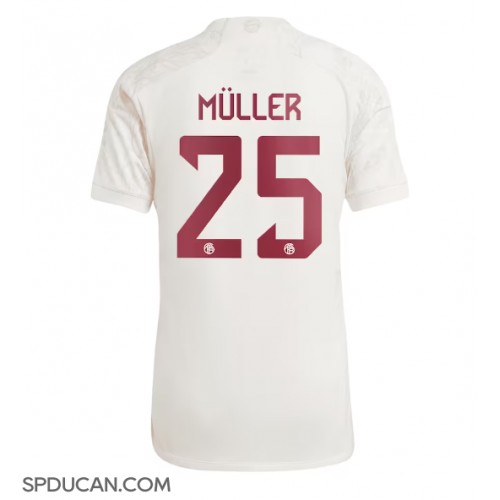 Muški Nogometni Dres Bayern Munich Thomas Muller #25 Rezervni 2023-24 Kratak Rukav